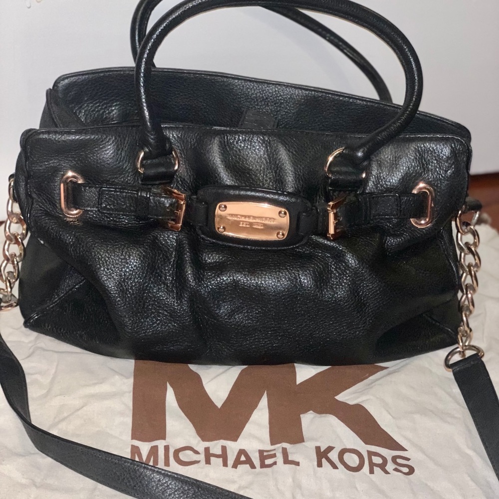 Michael Kors black shoulder bag